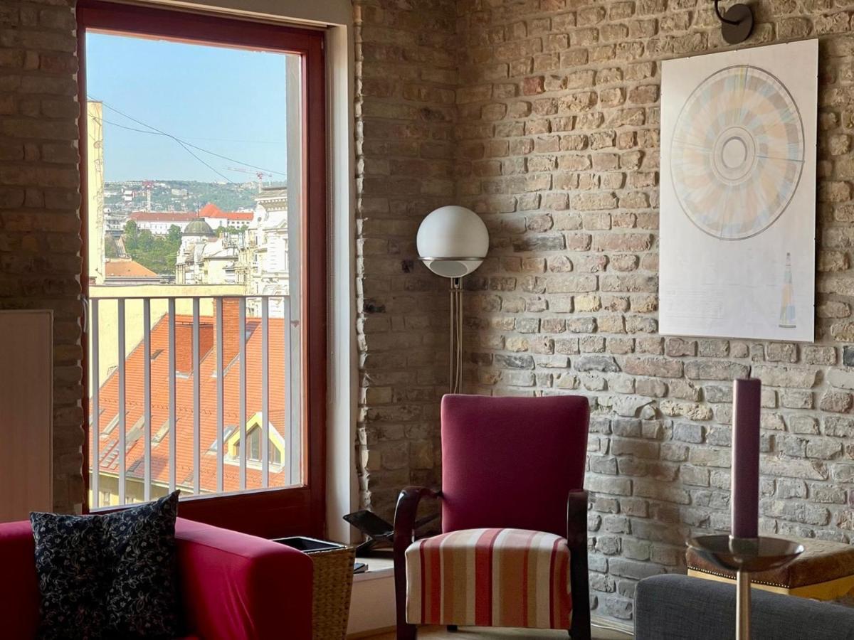 בודפשט Penthouse W Private Rooftop And Free Parking מראה חיצוני תמונה